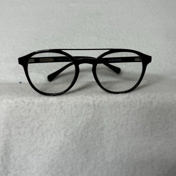 Ernest Hemingway Glasses Black Shiny Rims Top Bar Full Rim H4826 - Picture 1 of 4